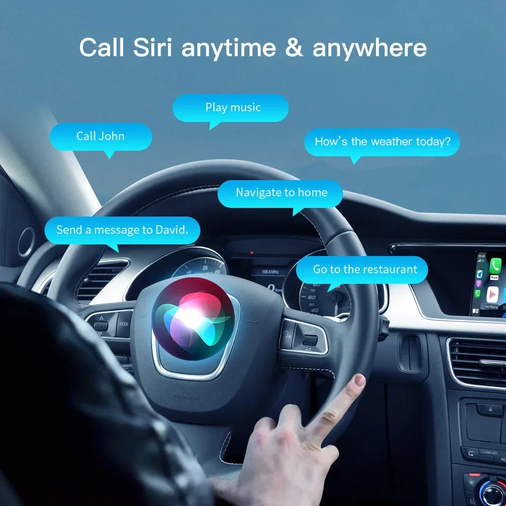Wireless CarPlay Android Auto Interface Adapter For Audi A4 B8 A5 Q5 2010-2016 Bluetooth G