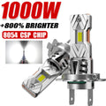 H7 LED Headlight Kit Mini Bulb 1000W 6000K 8054 Chip CSP for Car Headlamp 12V White Auto F