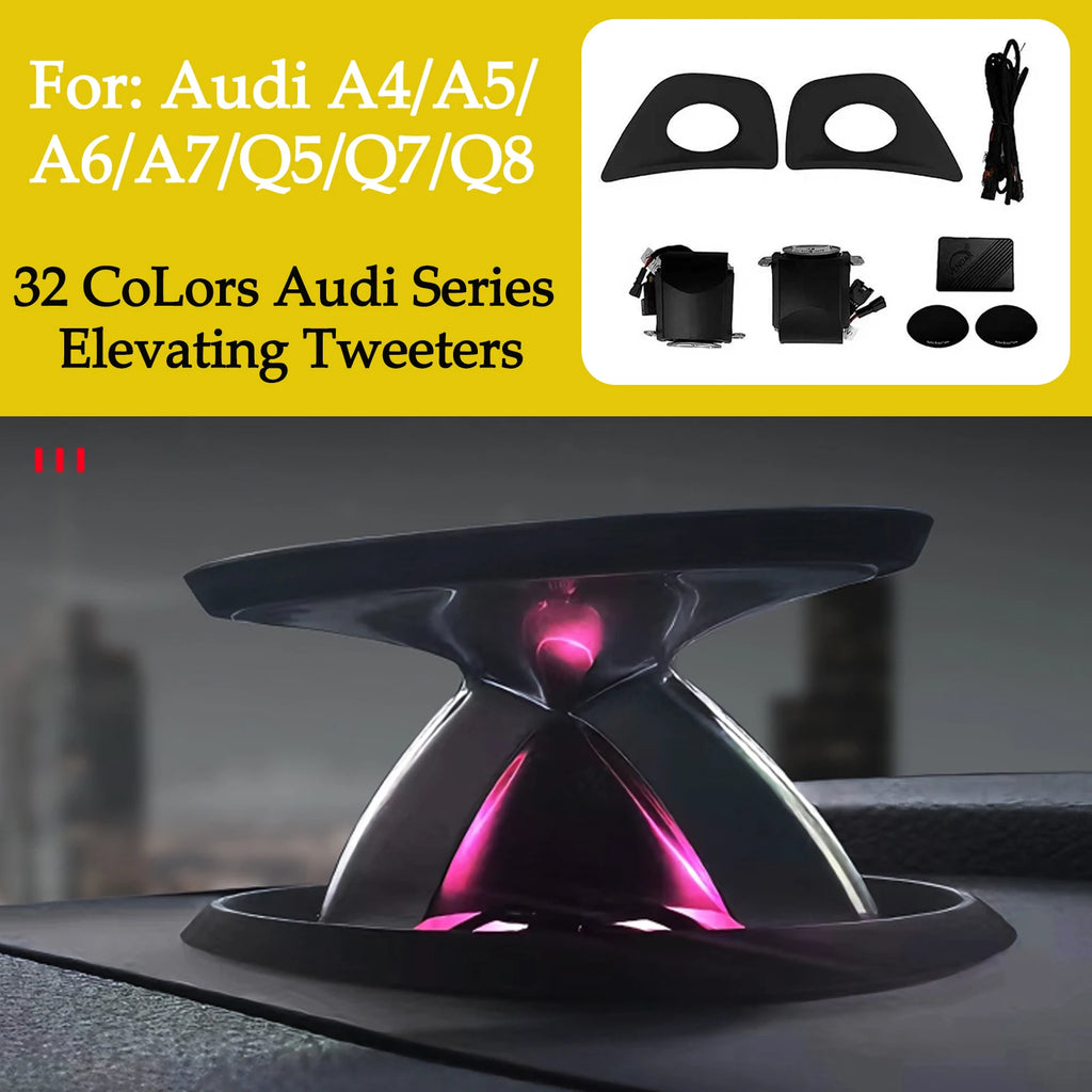 RGB Tweeter Speaker for Audi A7 Q5 A6 - RGB LED Ambient Speaker Car Interior Light