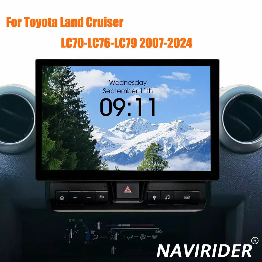11.5" Screen Multimedia Video Player For Toyota Land Cruiser LC70-LC76-LC79 2007-2024 Andr | AUTOKITSHOP