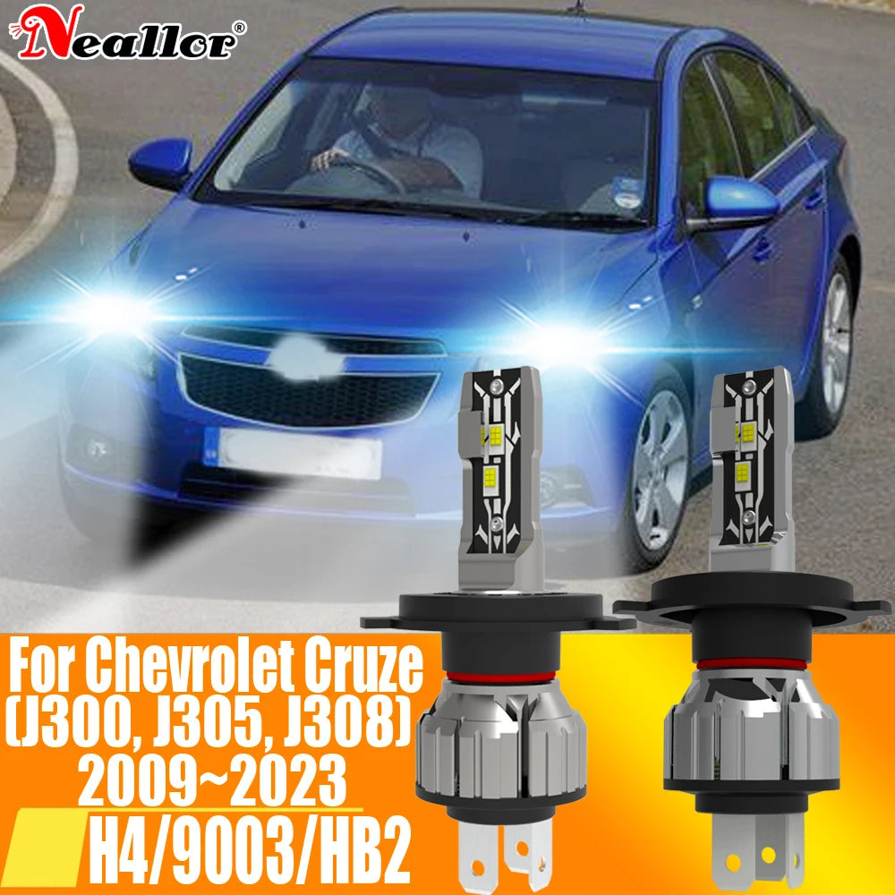 H4 Led Headlight Canbus No Error HB2 9003 Car Bulb High Power White Light Diode Lamp 12v 5
