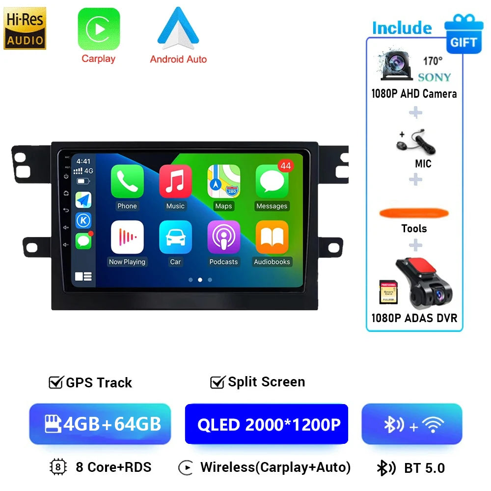 Android 16 wifi+4G Carplay Car Radio For Maxus T70 T60 MG Extender LDV D20 2019-2021 Navig
