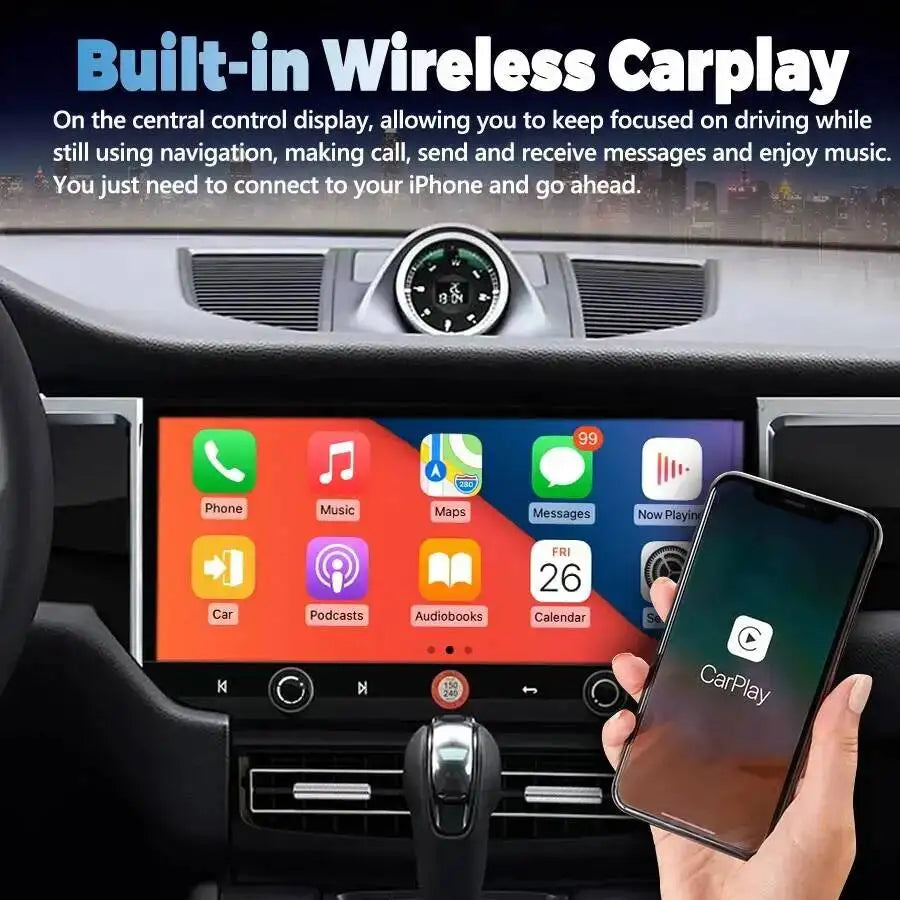 For Porsche Macan 2011 2012-2018 Carplay Audio 12.3inch Android Screen Stereo Car Radio Mu | AUTOKITSHOP