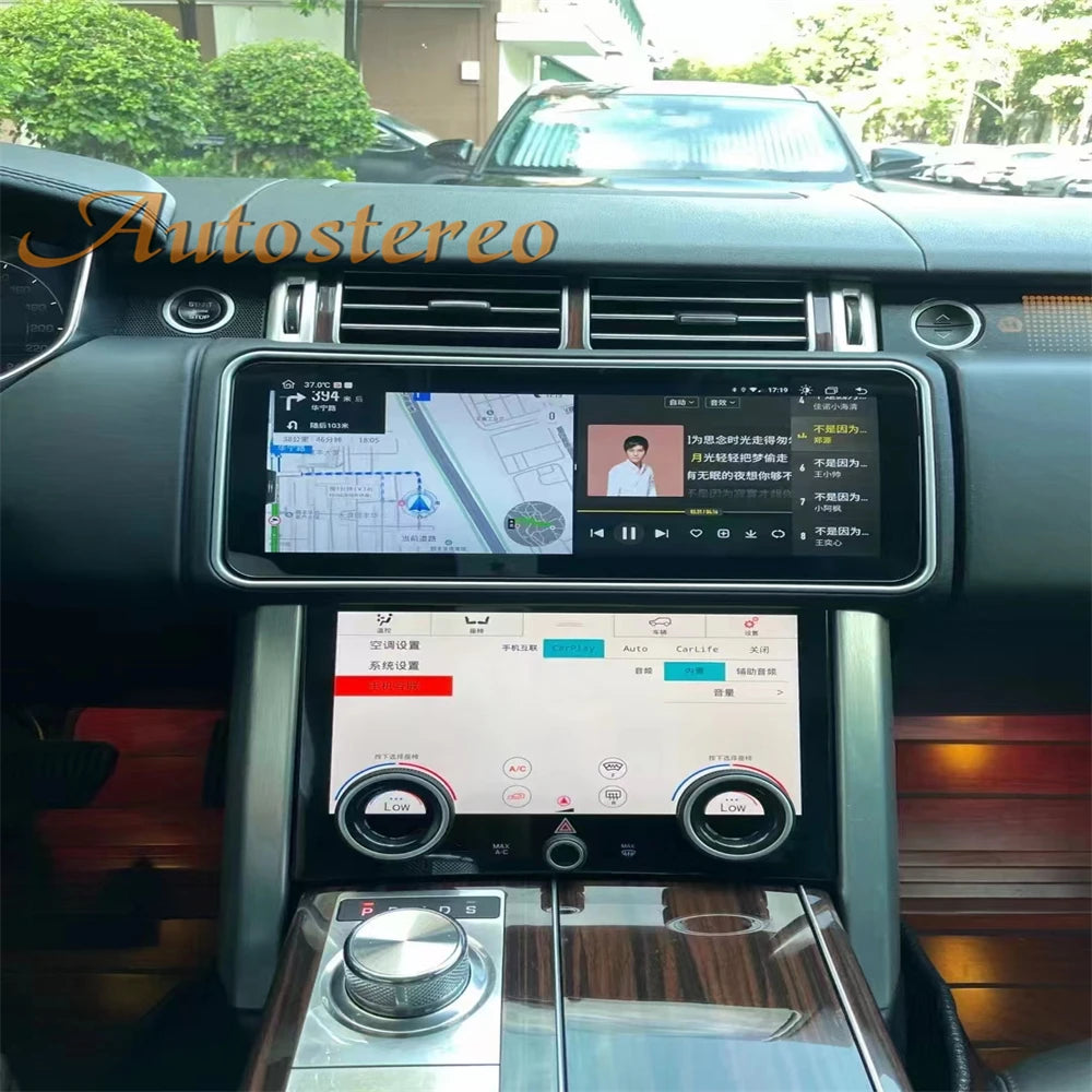 Car Air Conditioner Climate Board Carplay AC Panel For Range Rover Sport L494 Vogue L405 H