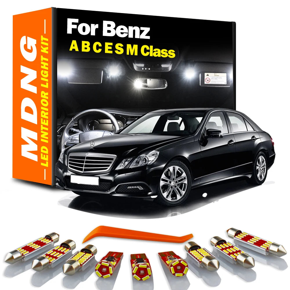 LED Interior Light Kit for Benz A B C E S M Class W168 W169 W176 W245 W246 W203 W204 W210 W211 W212 W220 W221 W163 W1...