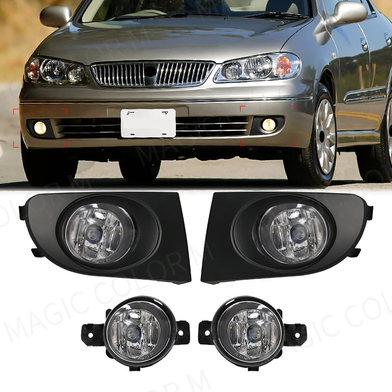 LED Fog Lamps For Nissan Sylphy Sentra Bluebird 2004 2005 2006 2007 2008 Front Bumper Driv | AUTOKITSHOP