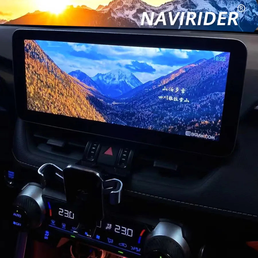 12.3 Inch Screen Android 15 Car Radio For Toyota RAV4 Prime XSE 2021 2022 GPS Navigation M | AUTOKITSHOP