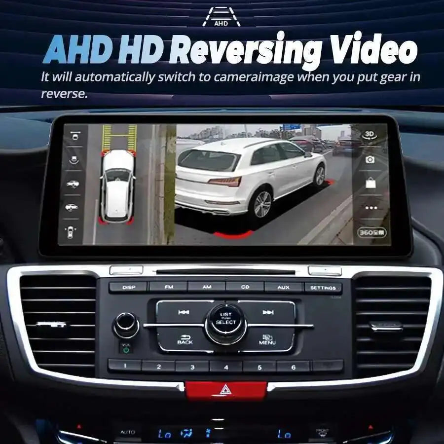 NaviRider 12.3" Android 14 Screen For Honda Accord 9 2013-2018 Navig Car Multimedia Video
