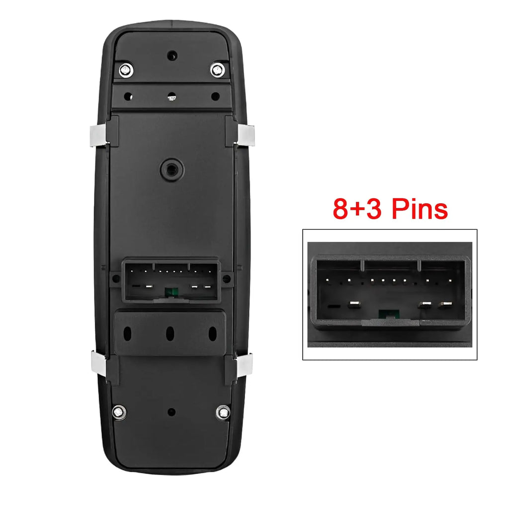 Master Power Window Switch Driver Side for Dodge Charger Journey Ram 1500 2500 3500 Chrysler 200 - Automotive LED Light