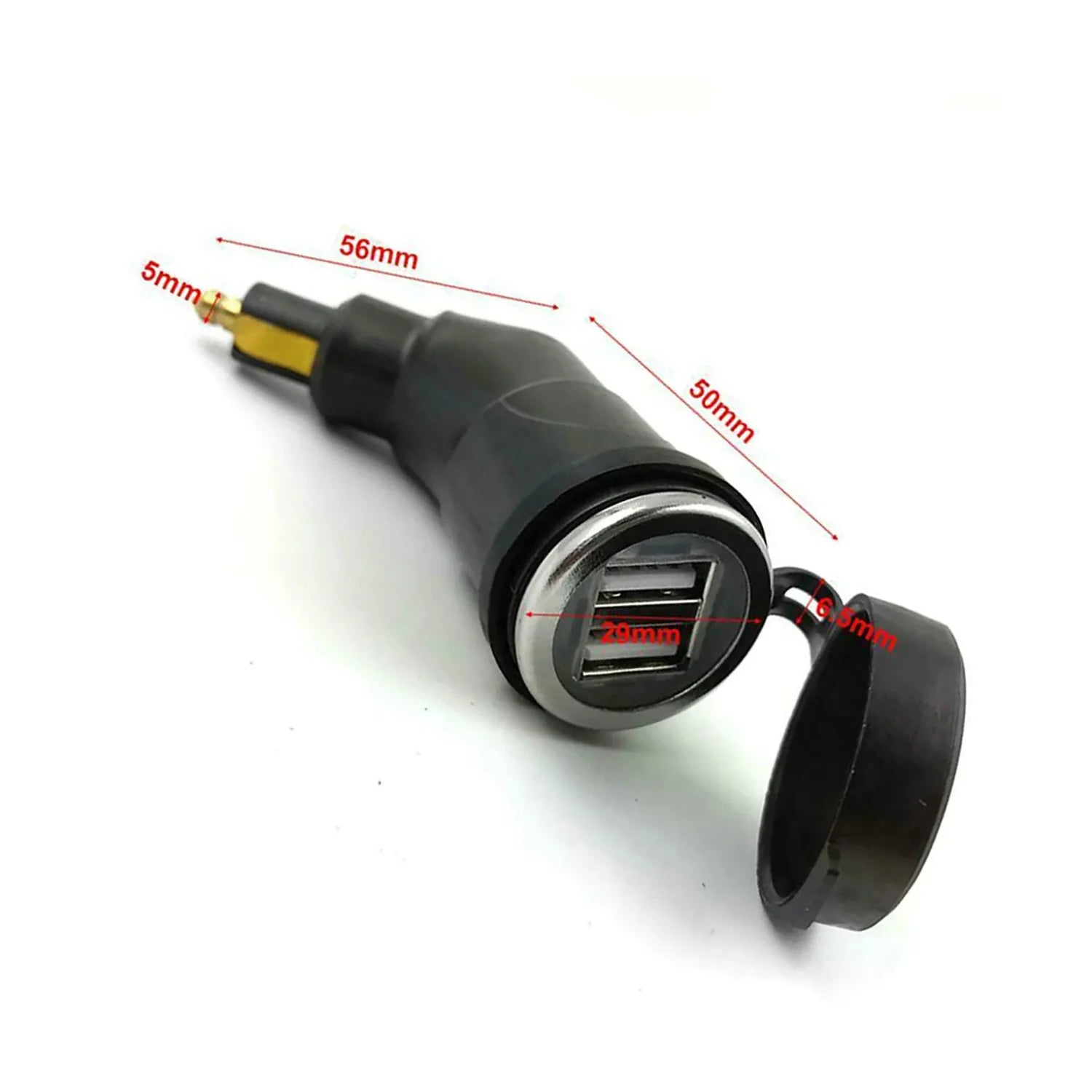 USB Port Charger Adapter Digital Display Plug Fits For BMW F800GS R1200GS R1200RT Motorcyc