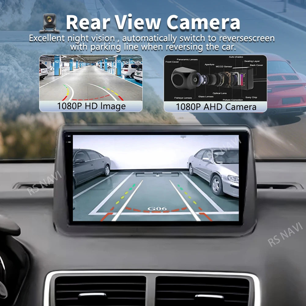 Android 16 For Opel Meriva B 2009 - 2014 2K QLED Stereo Car Radio Multimedia Video Player