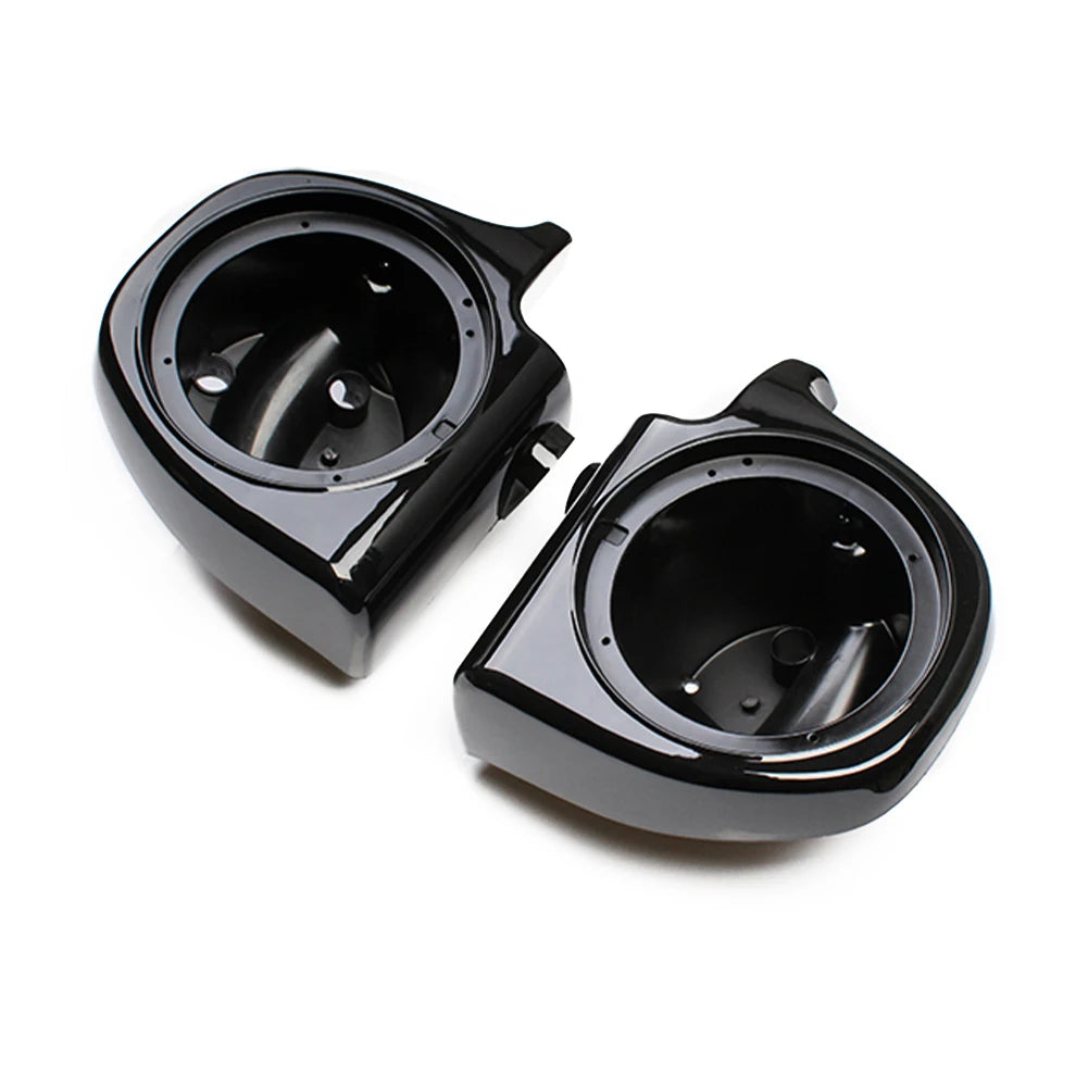 6.5" Motorcycle Speaker Pod Box Lower Vented Fairing For Harley Touring Electra Street Glide Roa - Automotive LED Light