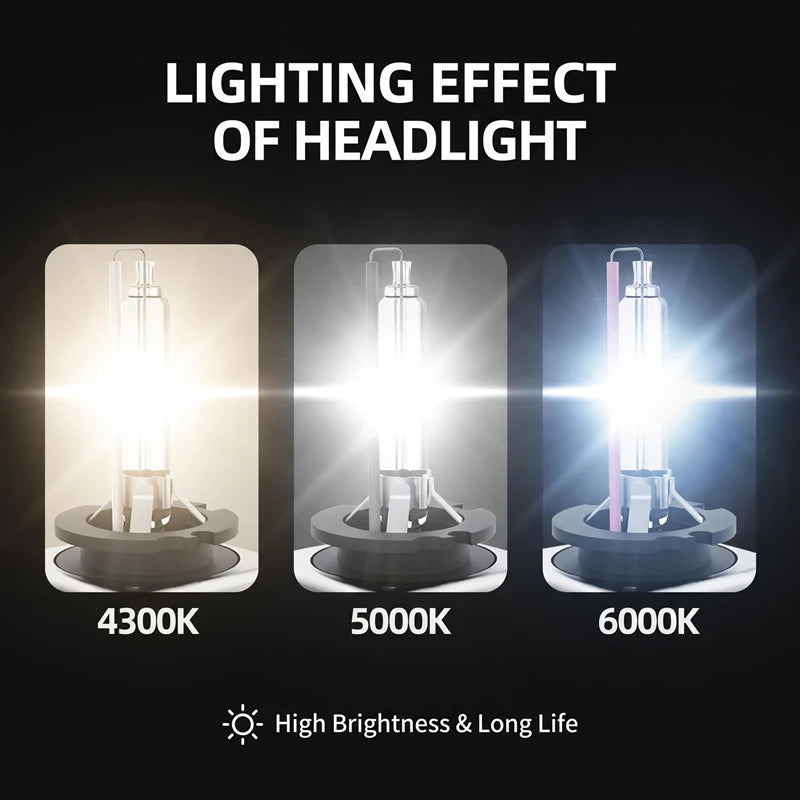 HELLA Xenon HID D1S D3S Standard Lamps Original Car Head Light 4300K 5000K 6000K Warm Whit
