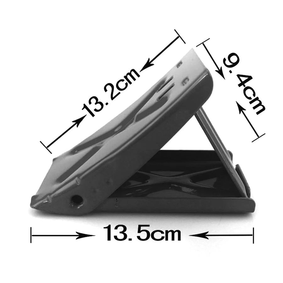 Antislip Vehicle Car Truck Wheel Tire Chock Stop Block Slope Anti-slip Black