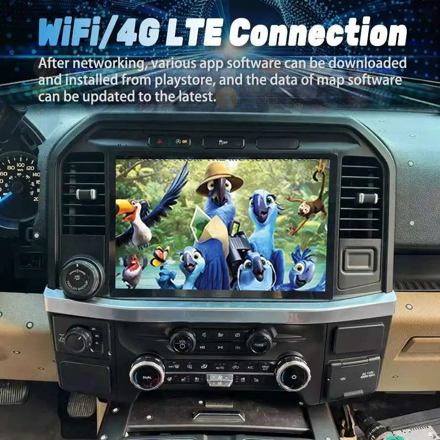 2025 NEW 13.3" Screen Andorid Car Radio For Ford Raptor F150 F250 F350 F450 F650 2015-2024 | AUTOKITSHOP