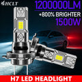 H7 LED CANBUS Headlight Bulb 1200000LM Ultra Powerful Wireless Headlamp Spotlight Turbo Ca
