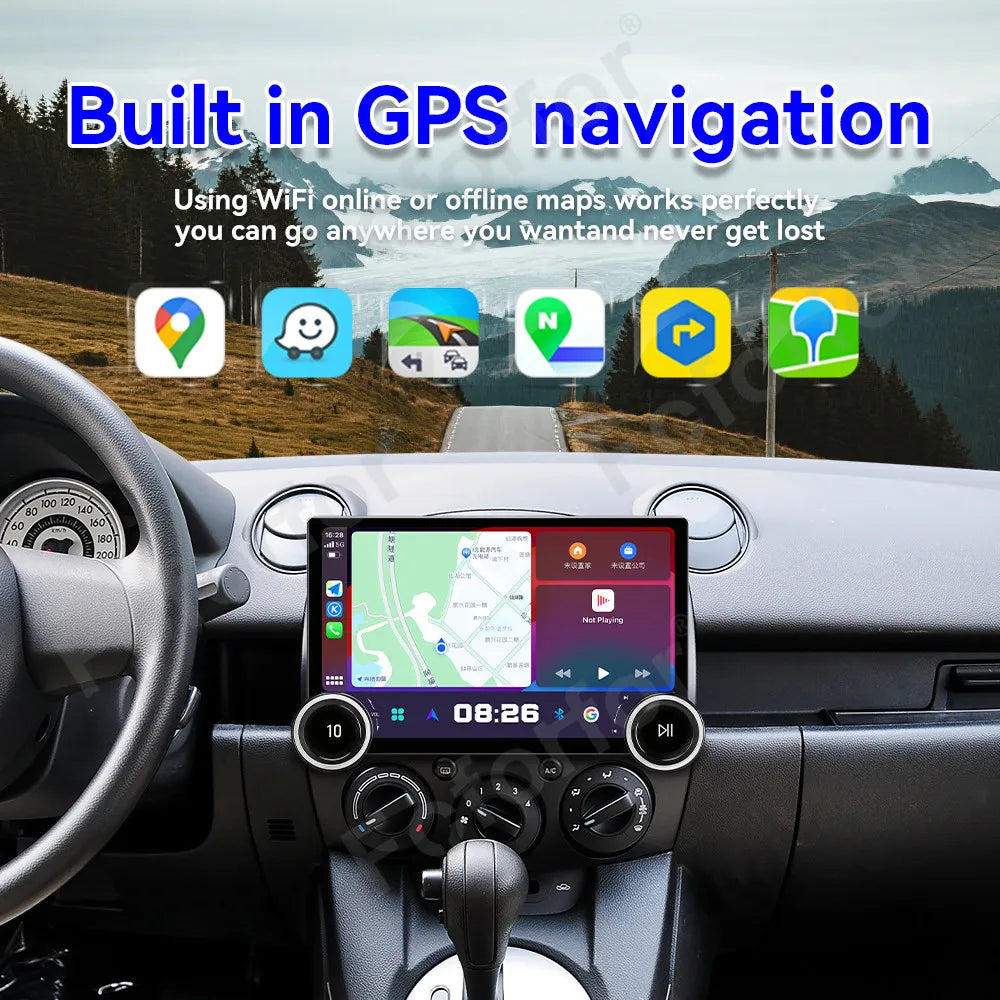 Ultra Clear HD Touch 11.5 Inch New Upgrade Android 15 Wireless CarPlay GPS Navigation Car