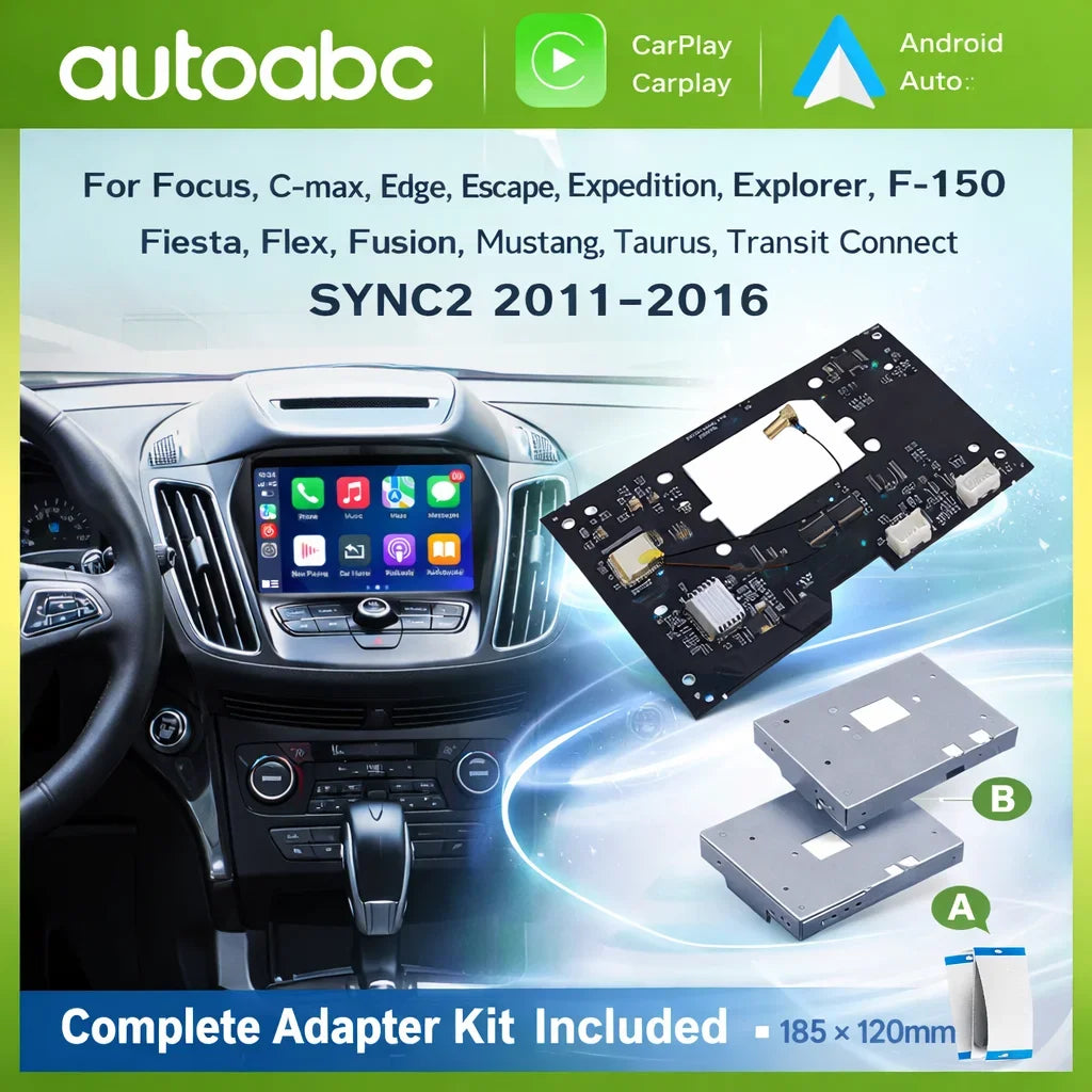 Wireless CarPlay For Ford Explorer Fusion Mondeo Mustang F-150 Fiesta Flex with Sync 2 Sys