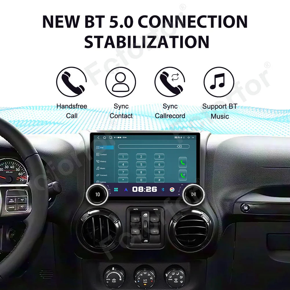Pro Version Ultra Clear HD Display Android 15 11.5 Inch Wireless CarPlay GPS Navi Stereo H