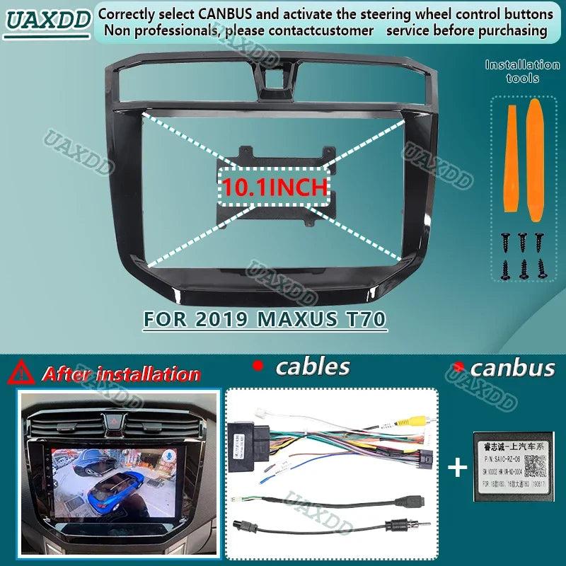 FOR 2019 MAXUS T70 UV BLACK 10.1INCH Car Radio Android DVD Stereo Audio Screens MP5 GPS Pl
