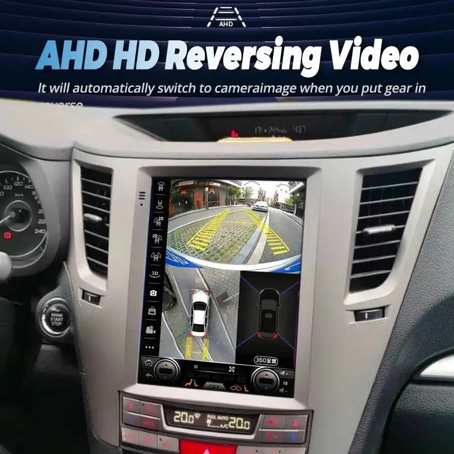 Carplay Car GPS Stereo Auto Bluetooth DSP 10.4" Android Multimedia Player For Subaru Outba