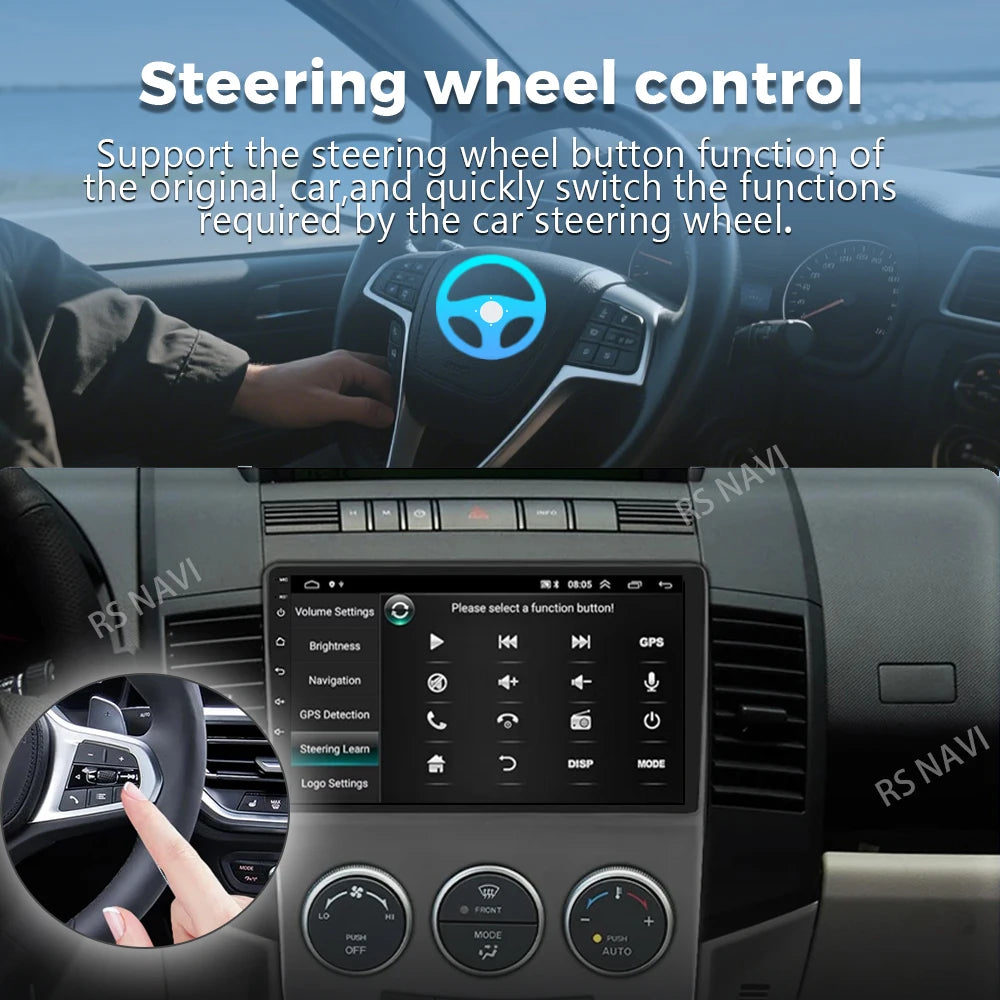 Android 16 Car Radio For MAZDA 5 2005 2006 2007 2008 - 2010 Navigation Multimedia Player S