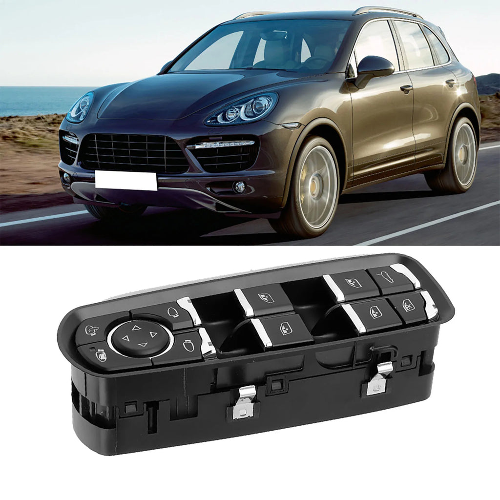 Car Power Master Window Control Switch Fit for Porsche Cayenne 2011-2016 for Porsche 2011-2016 - Automotive LED Light