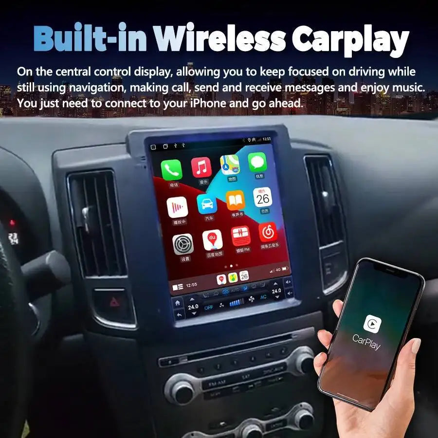 256GB Android Touch Screen Auto Car Radio For Nissan MAXIMA 2008-2014 Stereo Carplay GPS N | AUTOKITSHOP