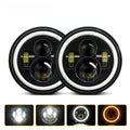 7 Inch 1000W Led Car Motorcycle Headlight DRL H4 Headlamp for Harley BMW Yamha Honda 12V/2