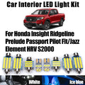 LED Interior Light Kit for Honda Insight Ridgeline Prelude Passport Pilot Fit/Jazz Element HRV S2000 Ceiling Lamp - C...
