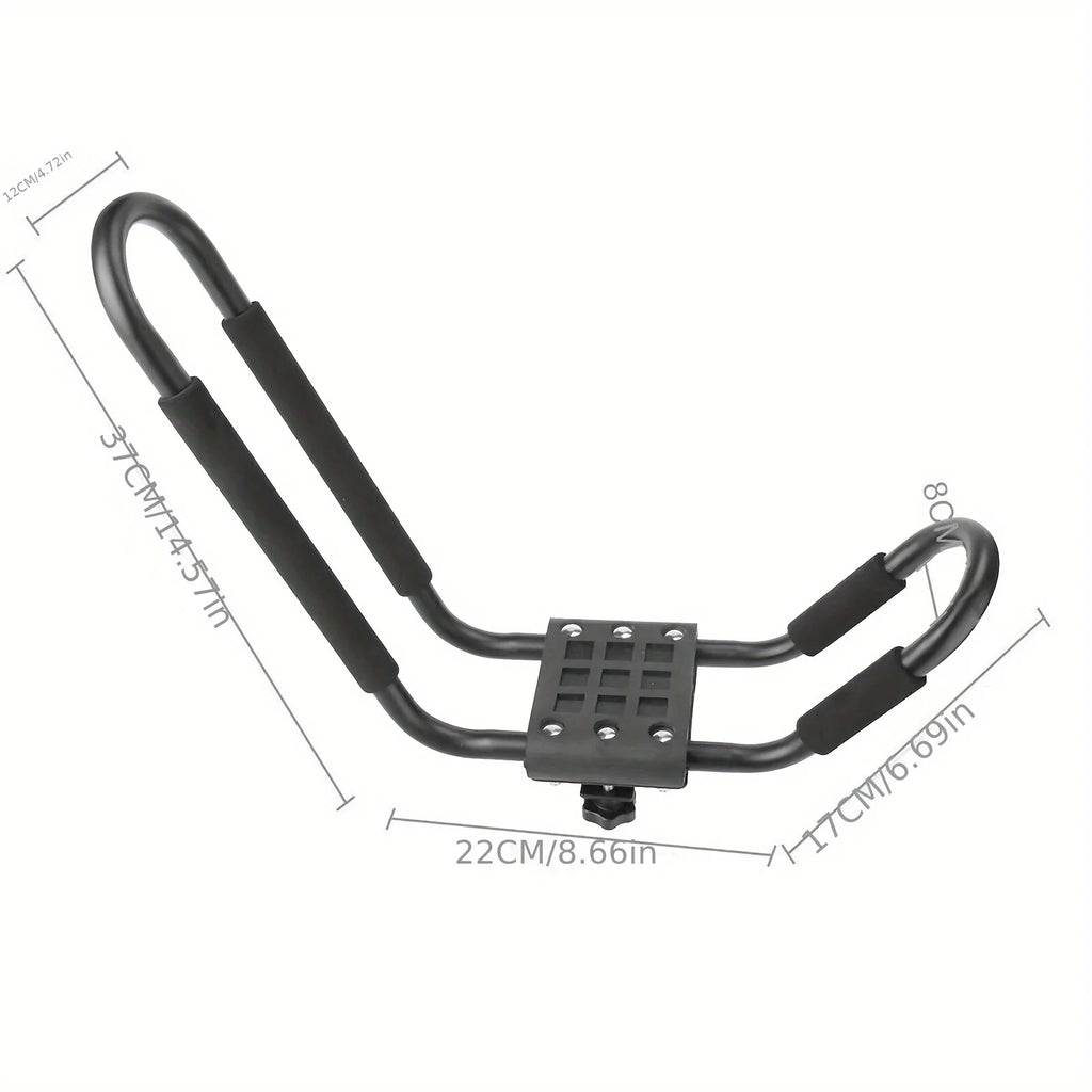 1 Pair J Style Kayak Roof Rack Carrier Car Top Cross Bar Mount Holder For Canoe Boat Transport - Automotive LED Light