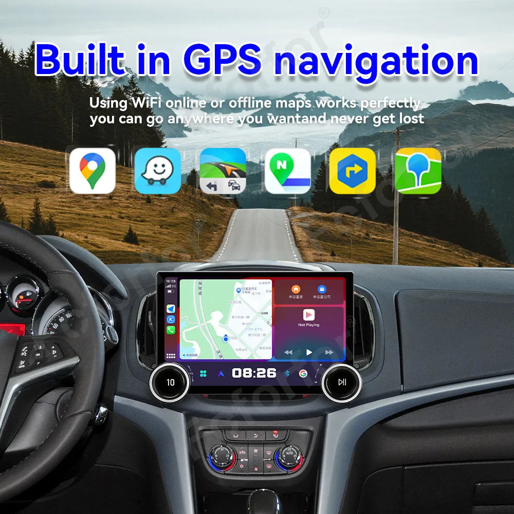 Sleek Modern 11.5 Inch Android 15 Luxury HD Display Wireless CarPlay Android Auto GPS Radi
