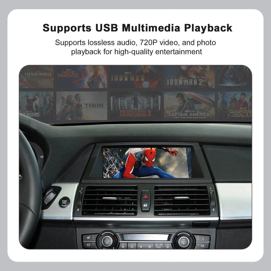 Wireless CarPlay Android Auto for BMW X5 E70 F15 X6 E71 2009-2017 BNT CIC System with AirP | AUTOKITSHOP