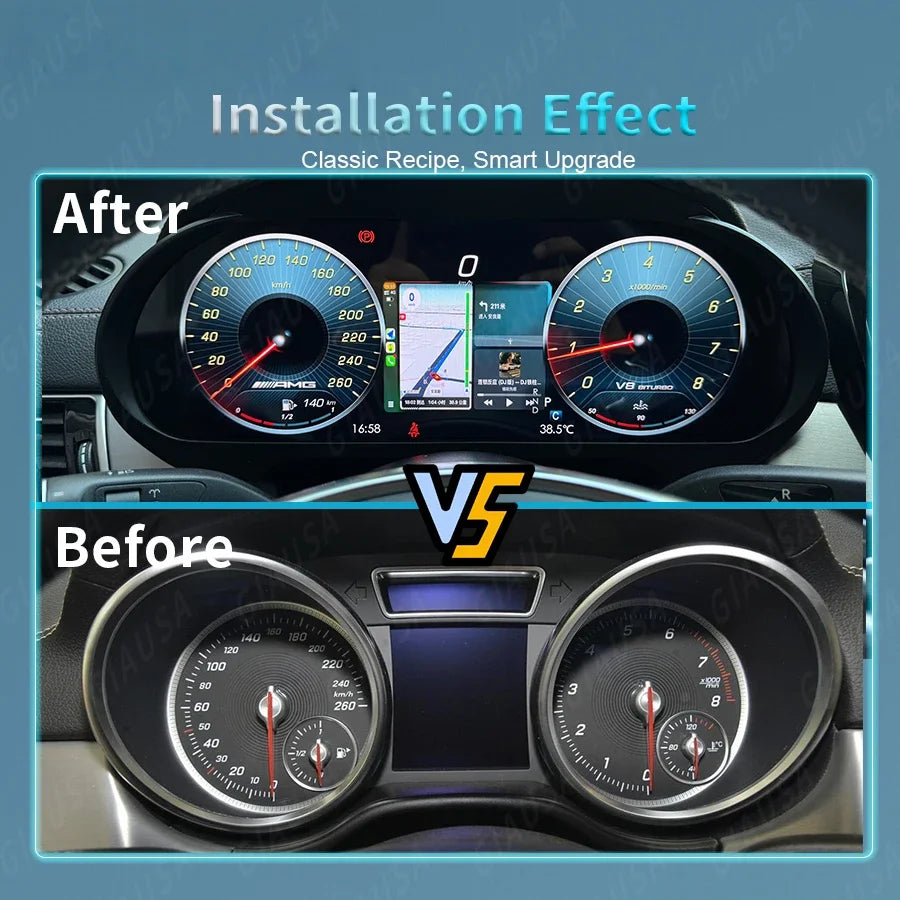 Hl Virtual Instrument Cluster Cockpit Panel Linux Lcd Speed Meter Digital Dashboard For Be