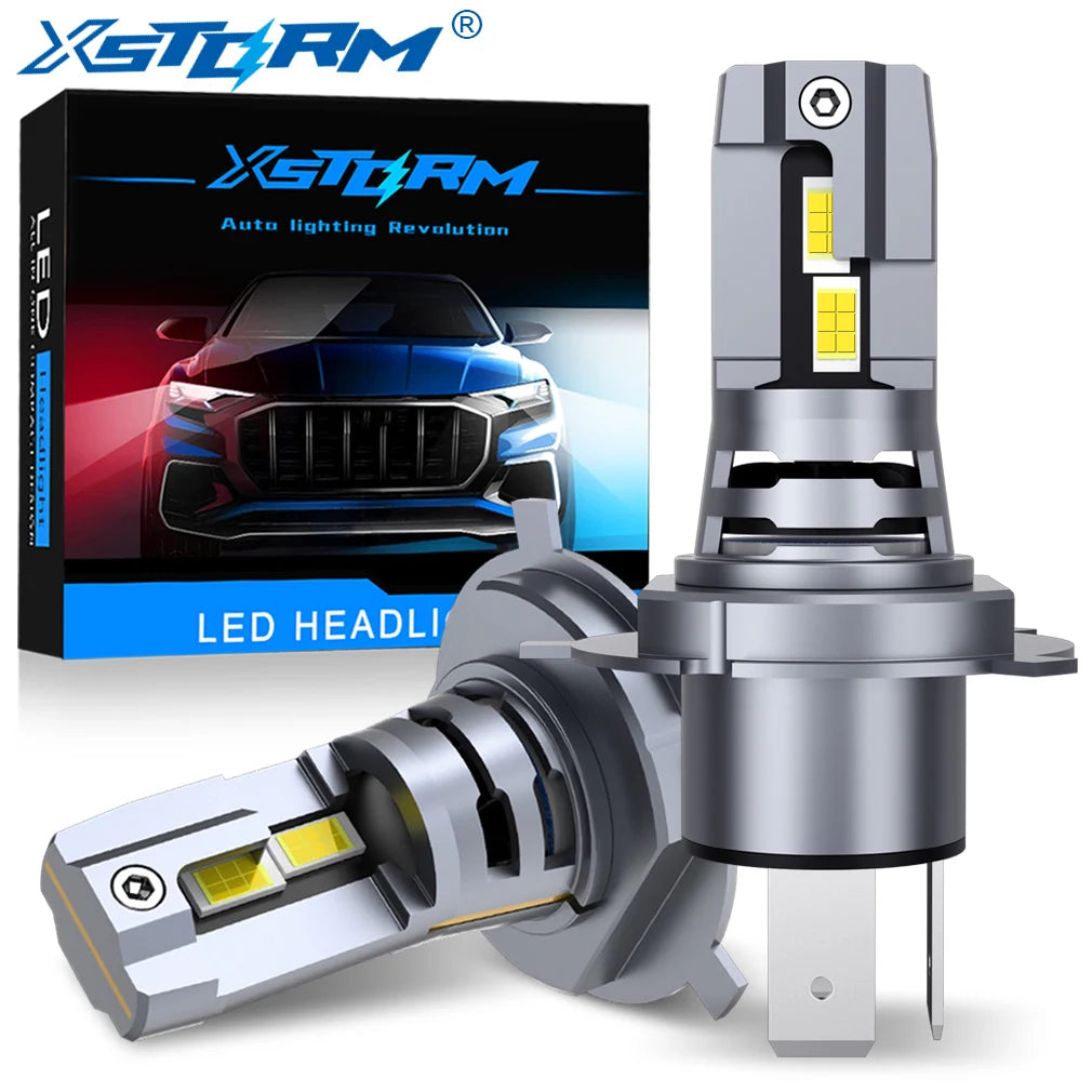 XSTORM H4 LED Headlight Bulbs 9003 HB2 LED Light Canbus 60W 20000LM High Low Beam 3570 CSP