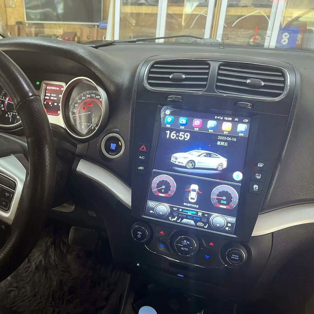 Android 13 Car Radio For Dodge Journey Fiat Freemont 2012-2020 Carplay GPS Multimedia Play