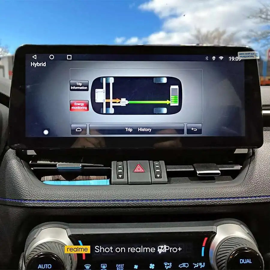 12.3inch Android 14 Screen For Toyota RAV4 XA50 Prime XSE 2019 2023 Car Multimedia Player