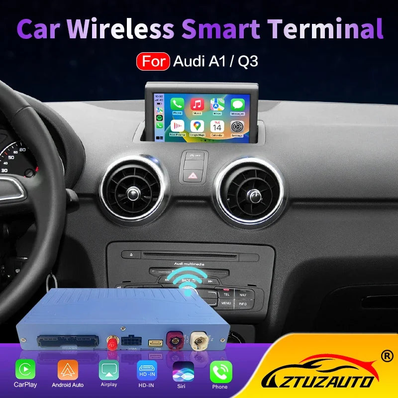 Wireless CarPlay for Audi A1 Q3 2012-2018 RMC/HN Android Auto Interface, with Mirror Link