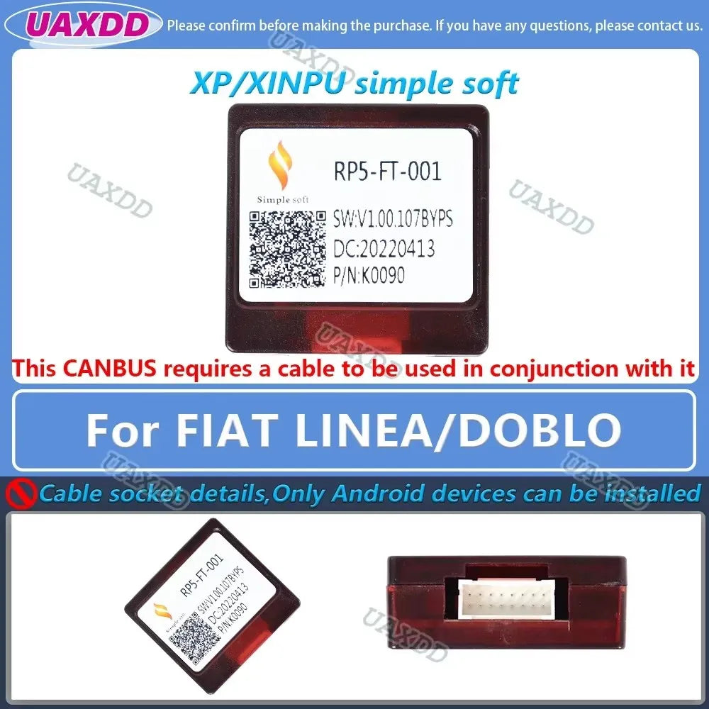 FOR FIAT Car decoder canbus box PANDA Argo BRAVO TORO DUCATO Strada DOBLO FIORINO 500X 500