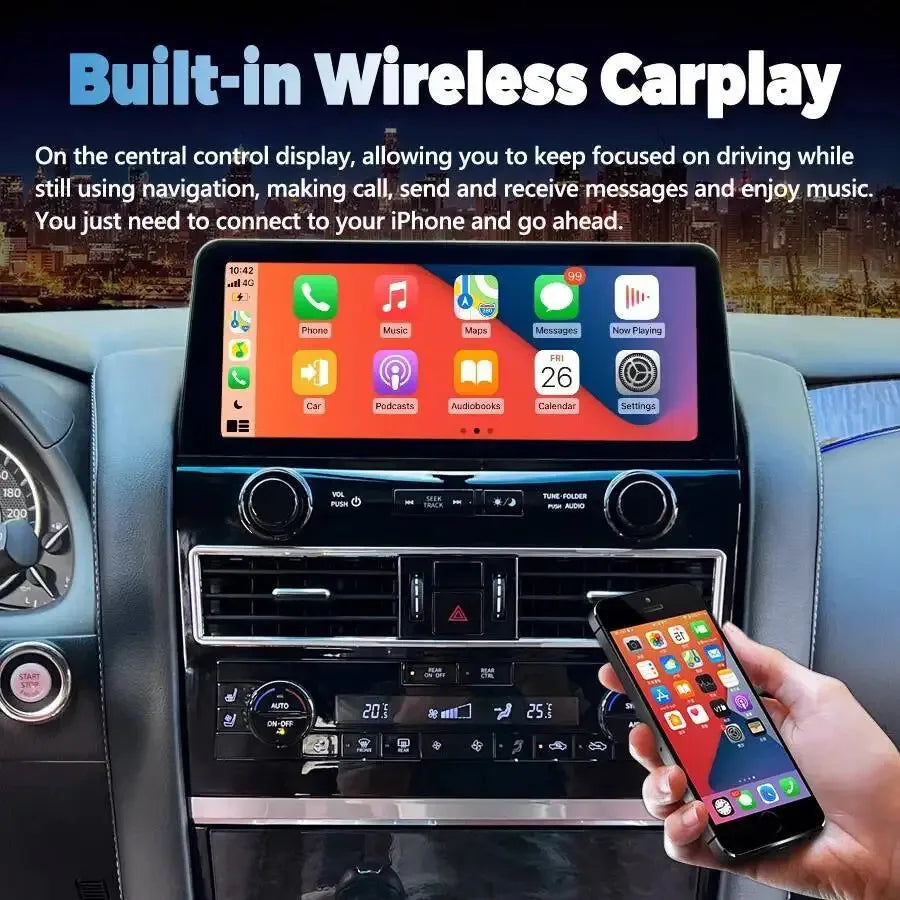 12.3inch Android Screen For Nissan Patrol Y61 Y62 2012-2019 Car Radio Multimedia Video Pla | AUTOKITSHOP