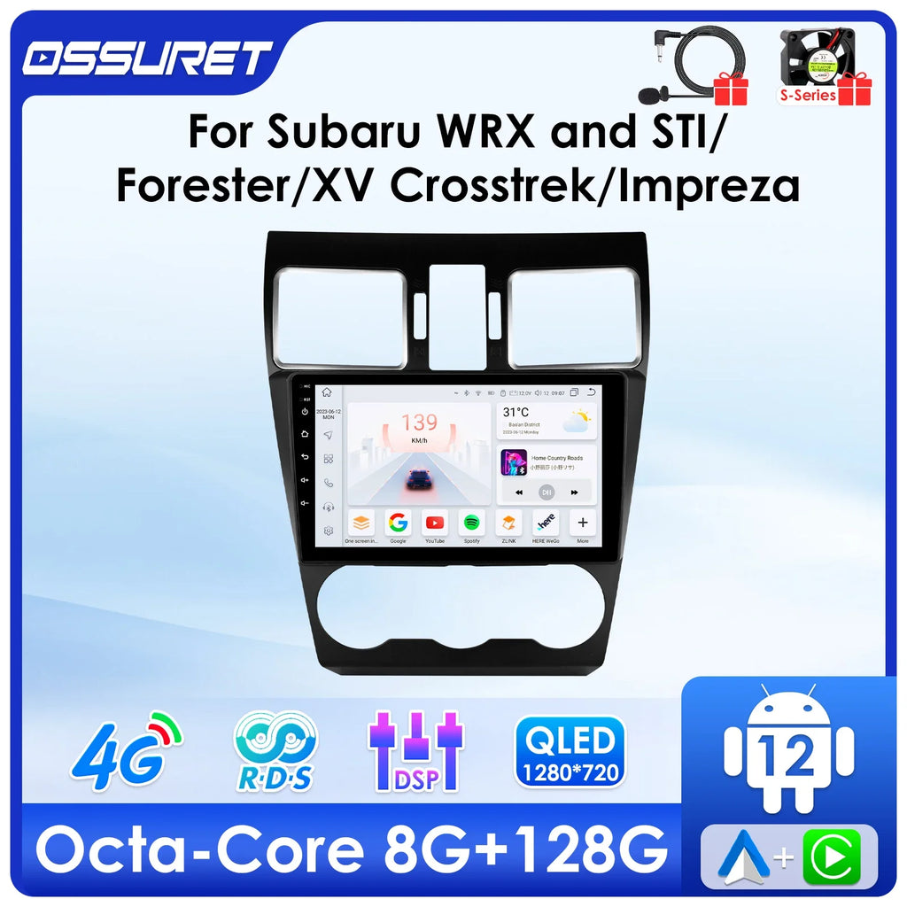9"Car intelligent systems radio Android Auto Carplay For Subaru Impreza Forester 2016-2018