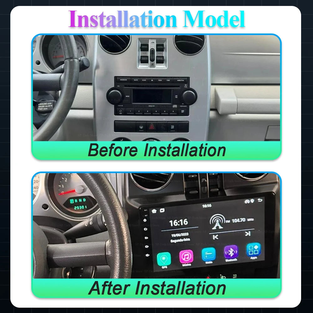 Android 16 For Chrysler Pt Cruiser 2000-2010 Carplay Auto Car Radio Multimedia Player Auto | AUTOKITSHOP