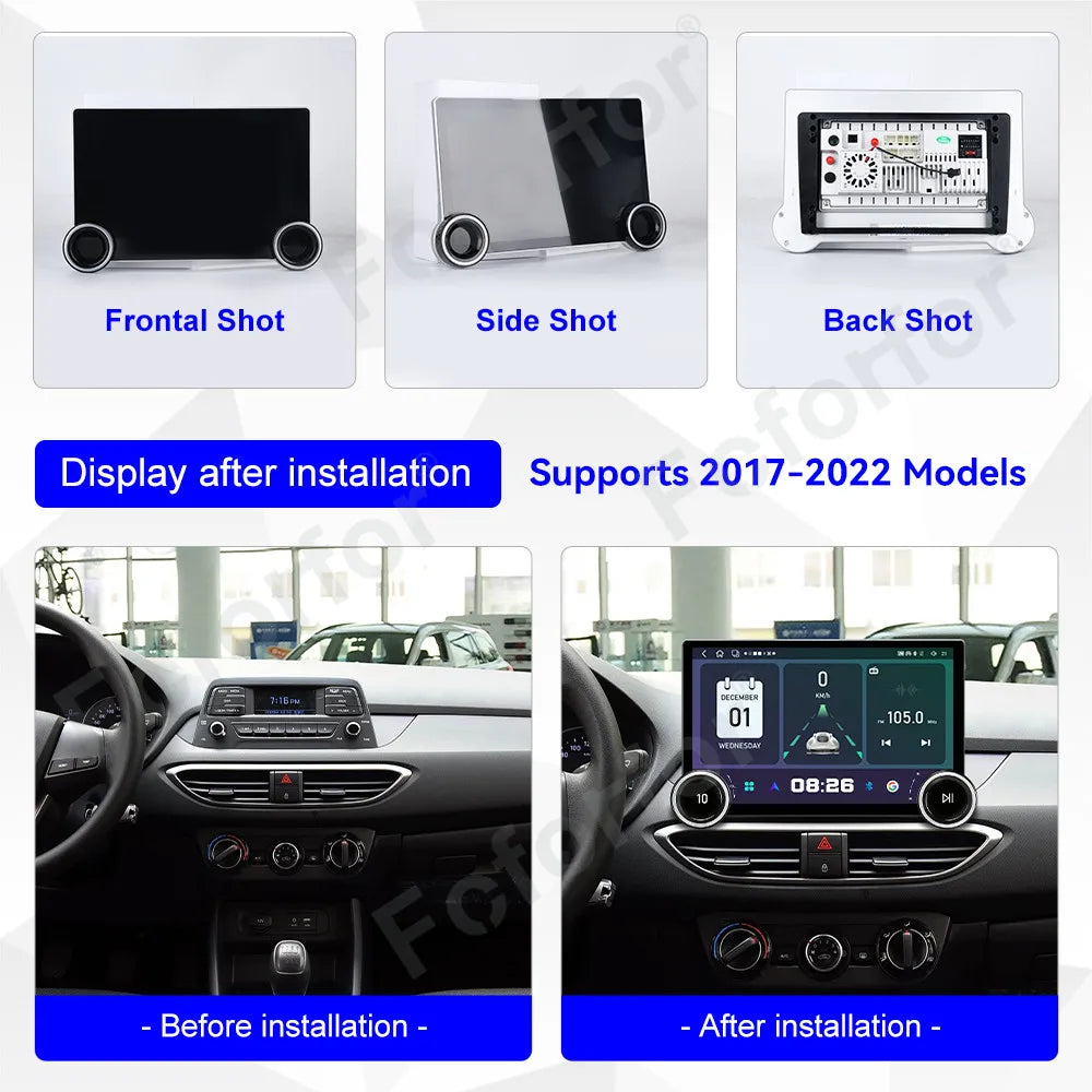 Crystal Clear Touch 11.5 Inch Android 15 HD Touch GPS Multimedia CarPlay Android Auto For