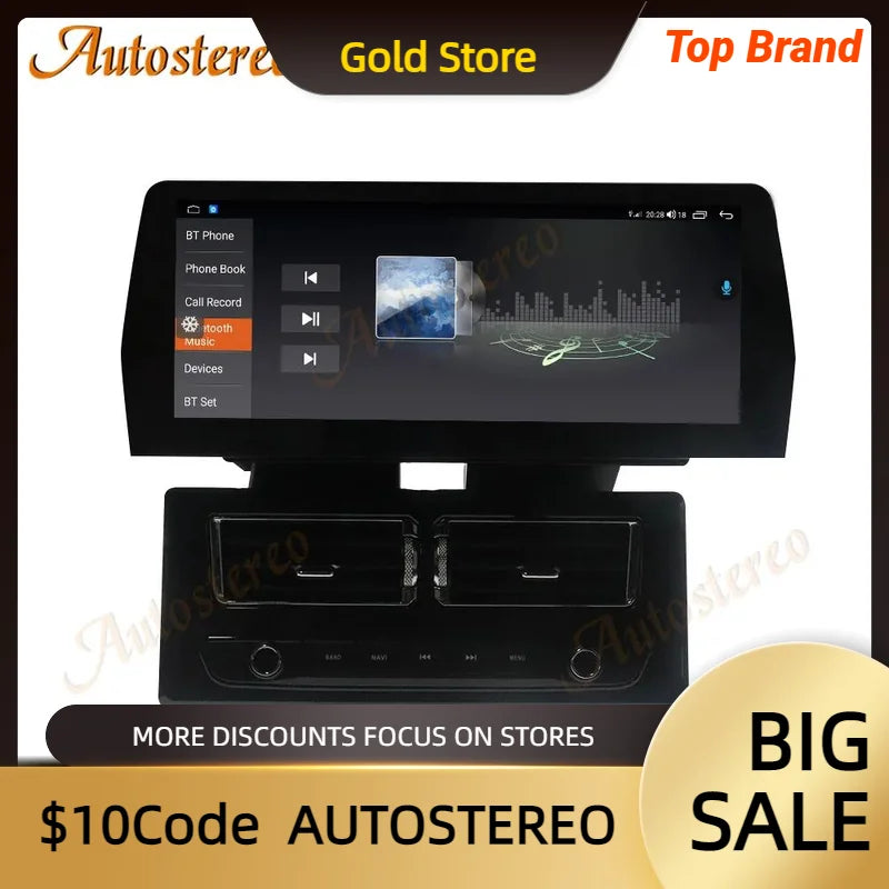 Square Blade Screen 12.3 For BMW 5 E39 1998-2005 Android 12 Carplay Car Multimedia Player
