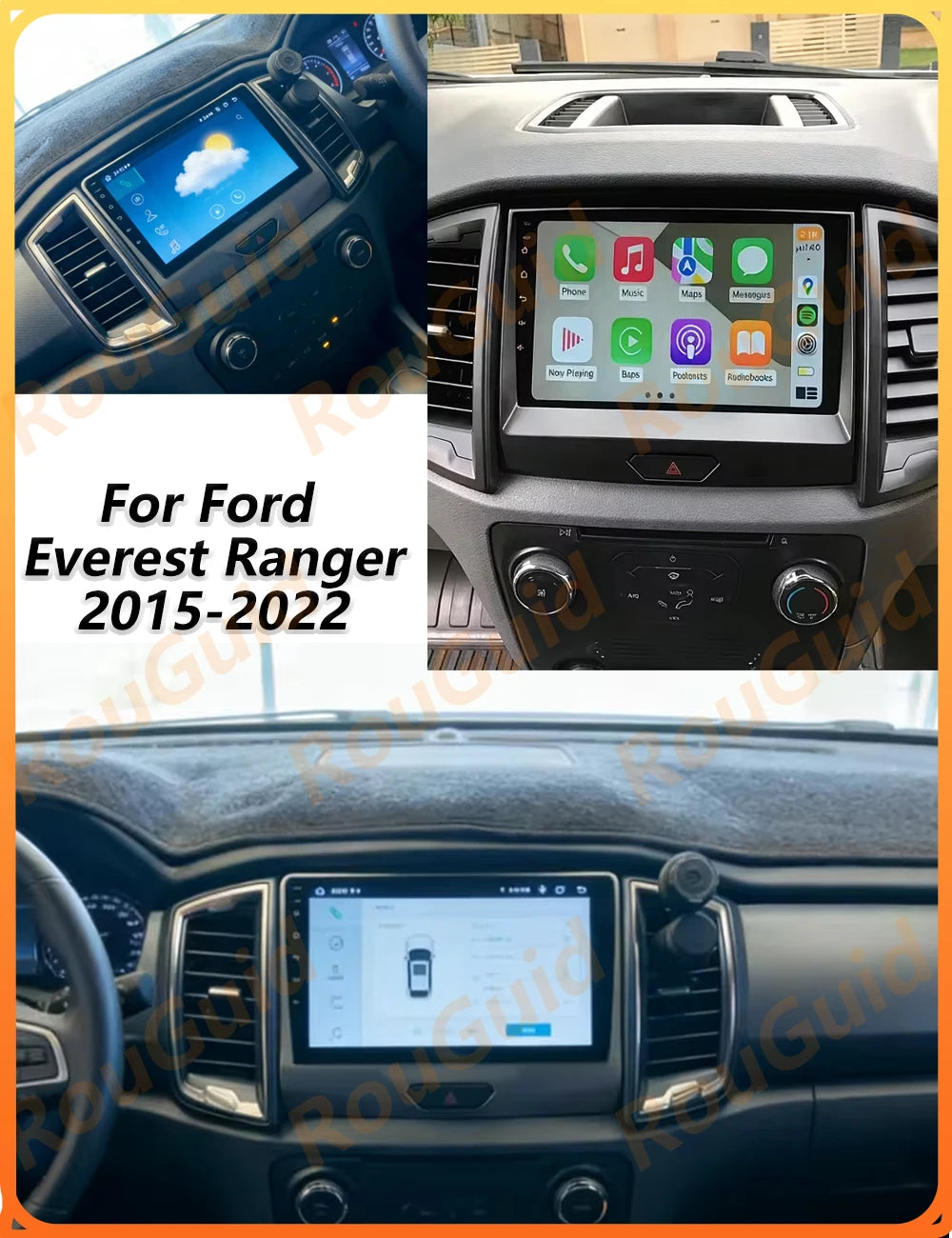 Android 16 Auto Car Radio For Ford Everest Ranger 2015 2016 2017 2018 - 2022 GPS Navigatio | AUTOKITSHOP