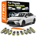 ZITWO 10Pcs For Toyota Corolla Sedan Touring Hatchback 2024 2025 2026 Canbus LED Bulb Interior D - Canbus LED Car Light