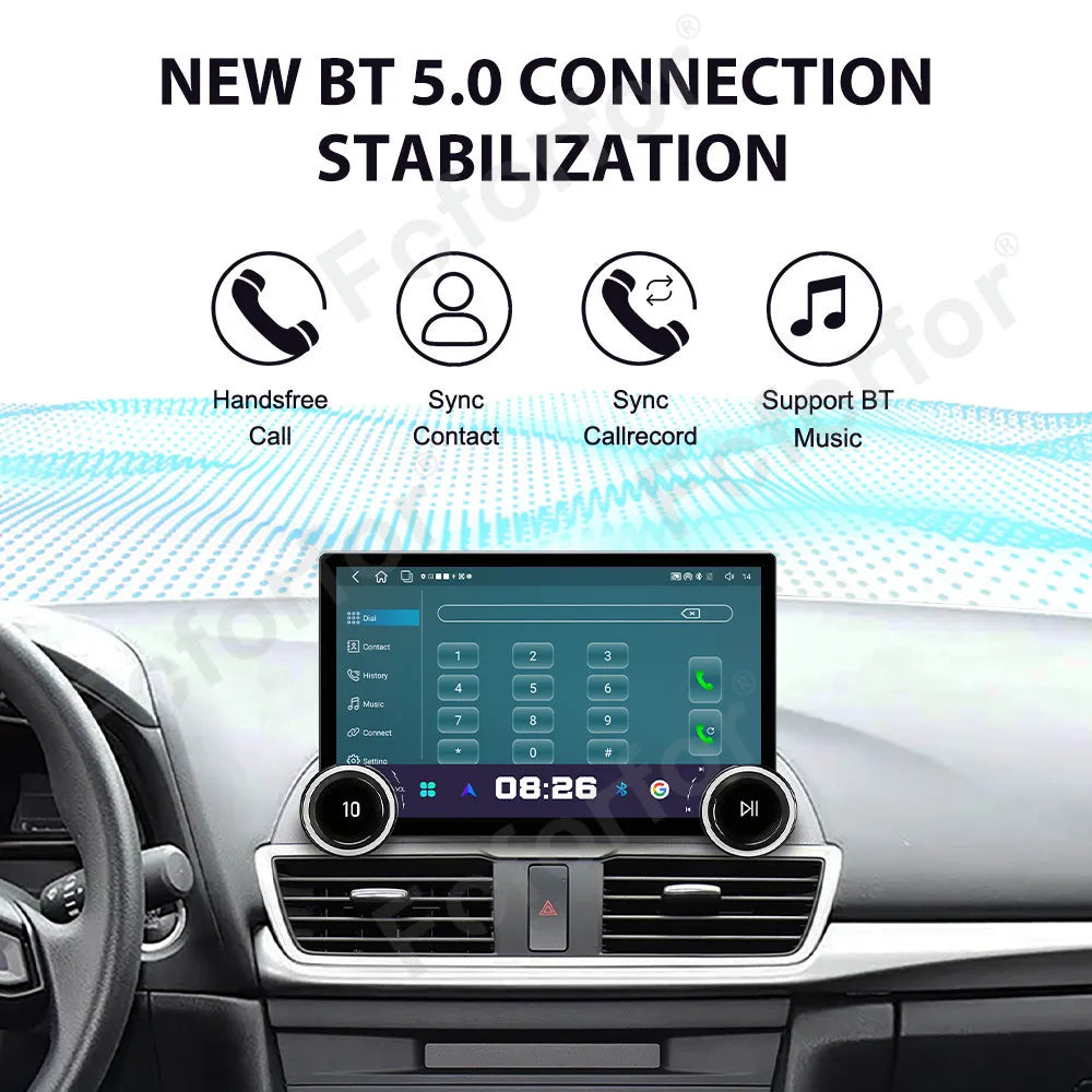 Android 15 HD Touch Screen CarPlay Sleek Modern Upgraded 11.5 Inch Android Auto GPS Media