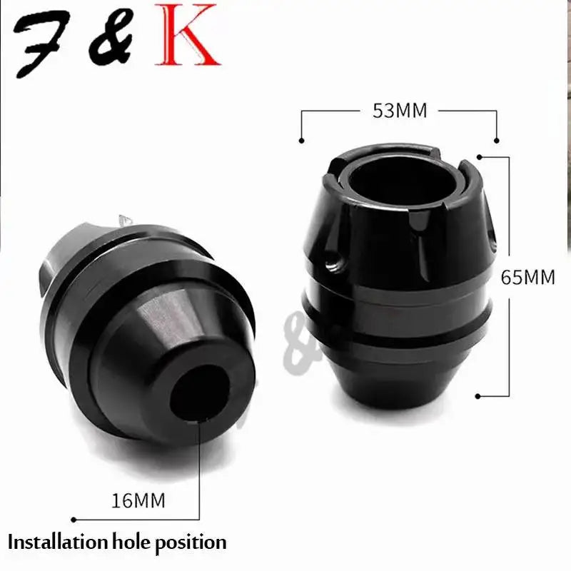 Motorcycle Accessorie Front Wheel Fall Protection Frame Slider Anti Crash Protector For ZONTES 3 - Automotive LED Light