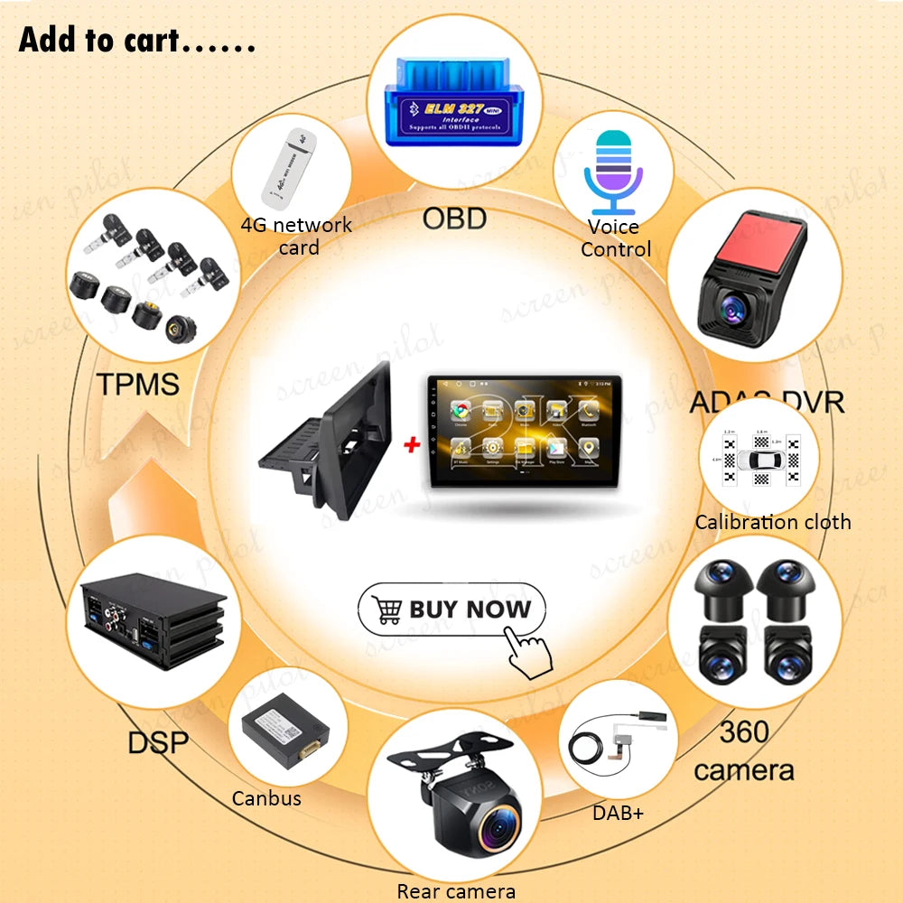 Android 16 For Mercedes Benz Sprinter 2000 2001 2002 2003 2004 - 2007 GPS Carplay Car Ster | AUTOKITSHOP