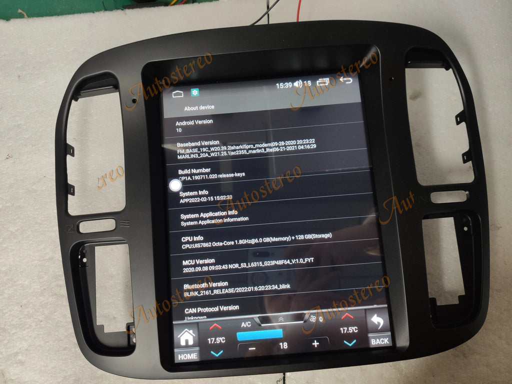 Android 14 Auto Stereo Carplay 12 Inch For Lexus LX470 1992-2002 Tesla Style Car GPS Navig